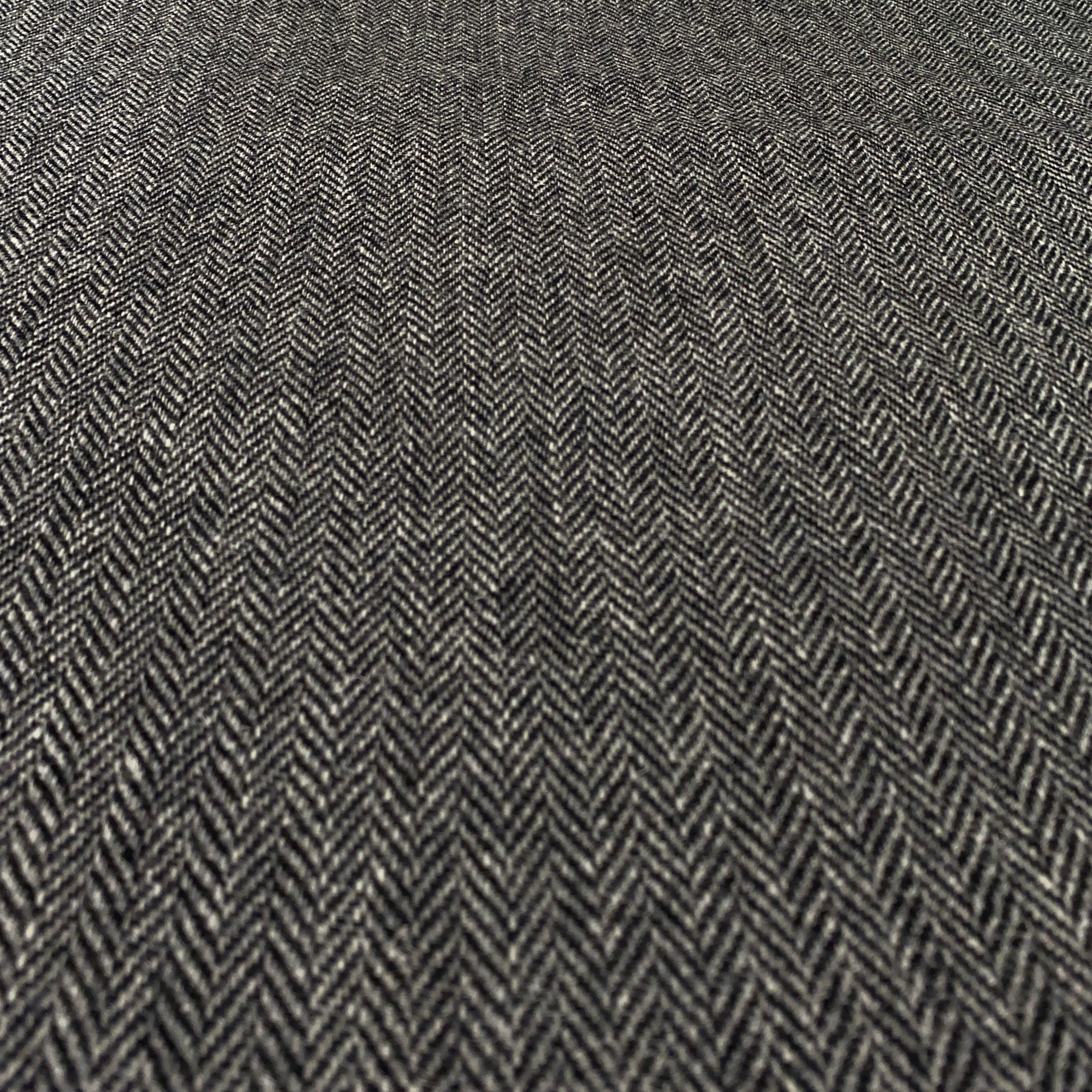 Black & Grey/White Herringbone Harris Tweed – The Harris Tweed Store