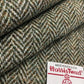 Lovat Brown/Green Herringbone Harris Tweed