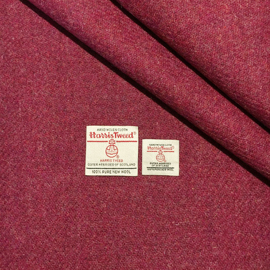 Raspberry Harris Tweed