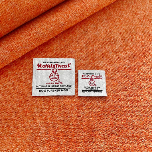 Sunset Orange Harris Tweed