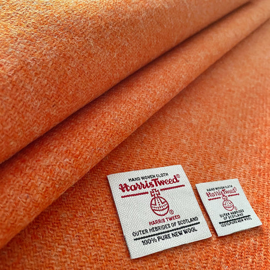 Sunset Orange Harris Tweed
