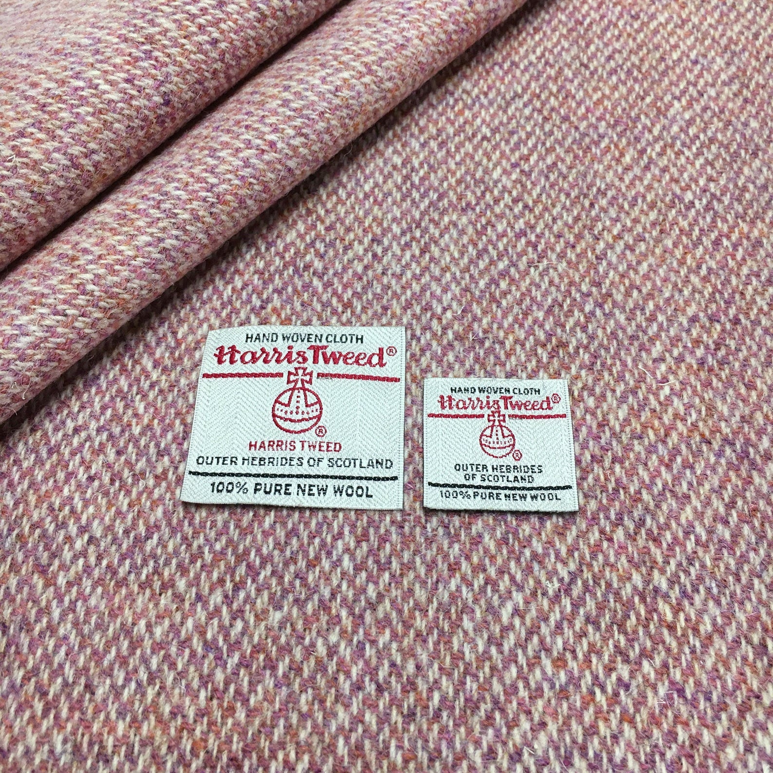 Blush Pink Barleycorn Weave Harris Tweed – The Harris Tweed Store