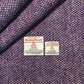 Purple & Grey Bell Celtic Weave Harris Tweed