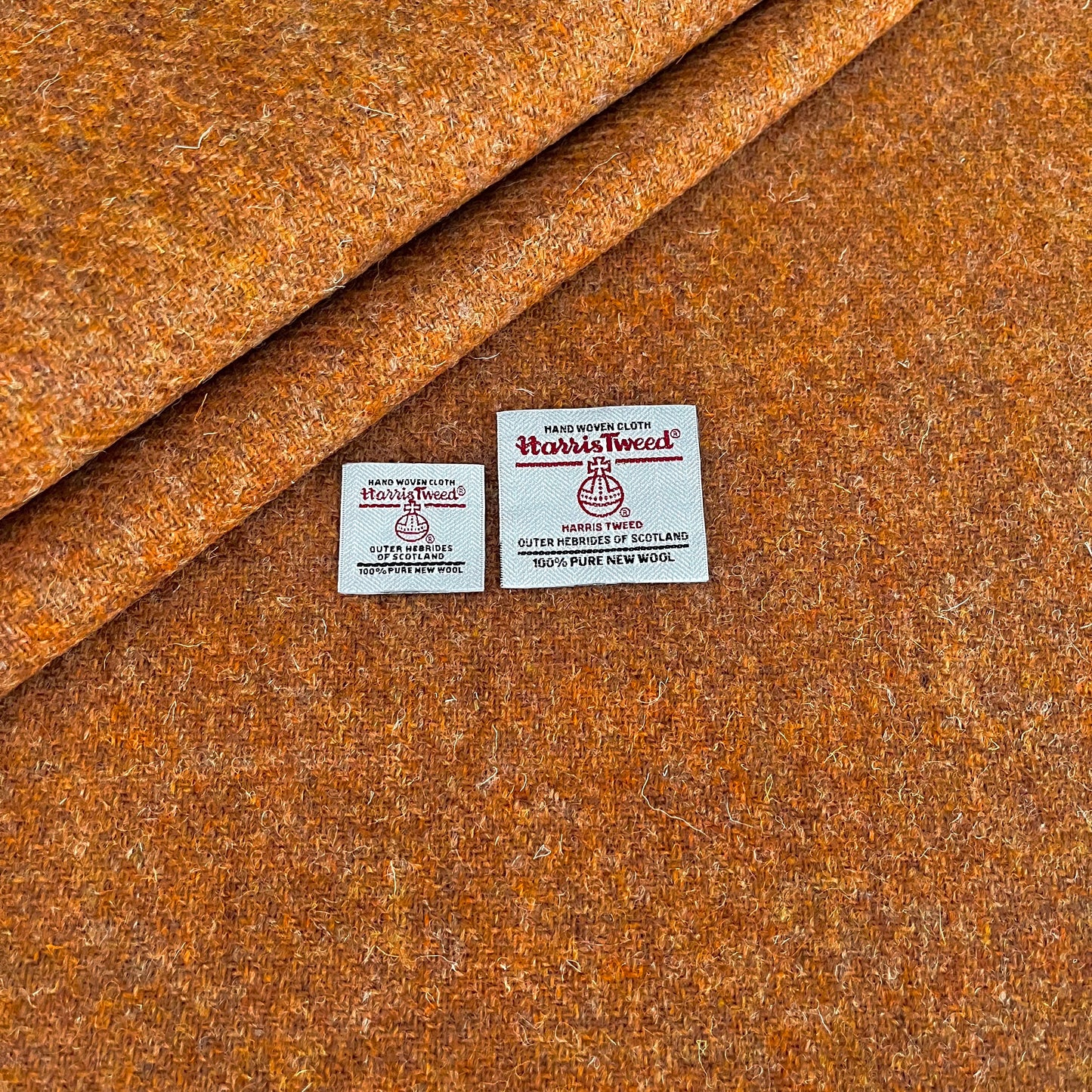 Terracotta Orange Brown Harris Tweed