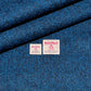 Electric Blue & Black Herringbone Harris Tweed
