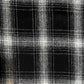 Black & White Ombré Herringbone Check Harris Tweed