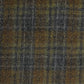 Green, Brown & Grey Tartan Check Harris Tweed - BY THE METRE / HALF