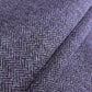 Dark Purple Herringbone Harris Tweed