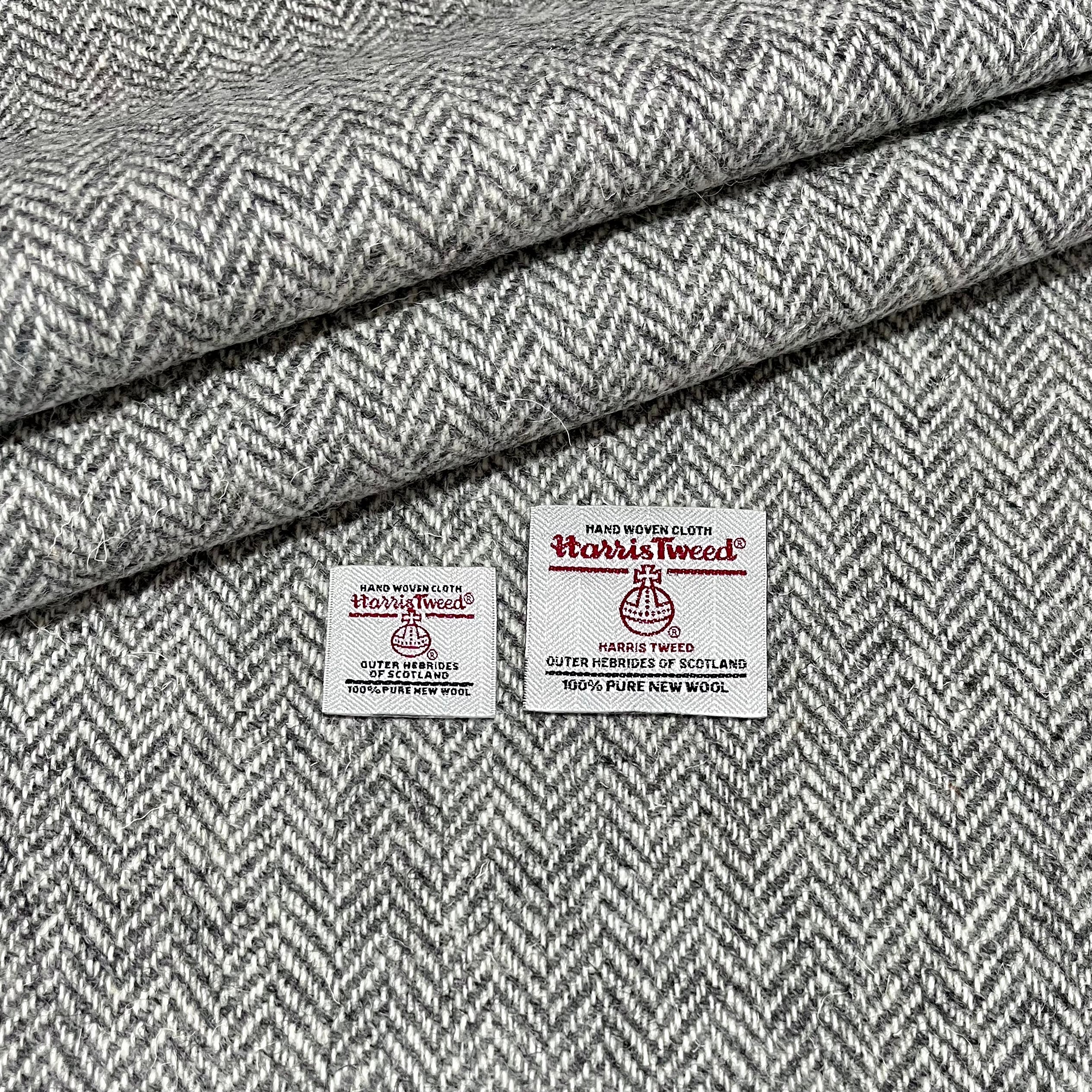 Grey & White Herringbone Harris Tweed – The Harris Tweed Store