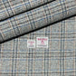Mixed Grey Tile Check with Blue & Brown Overcheck Harris Tweed