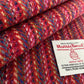 Red Rainbow Herringbone Harris Tweed